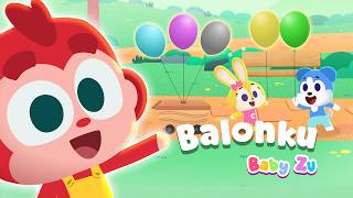 My Balloons ♪ I Have Five Balloons, If One Pops How Many Are Left? ♪ Popular Indonesian Children'...