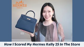 HOW TO GET HERMES KELLY/BIRKIN IN THE STORE 2023🐎HOW MUCH I SPENT TO GET HERMES KELLY 25🍊爱马仕买包攻略分享
