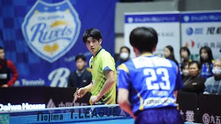 岡山リベッツ vs 静岡ジェード ノジマTリーグ2023-2024 2024年1月7日 岡山武道館【卓球Tリーグ公式】
