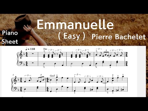 Emmanuelle (Easy Piano Solo) - Pierre Bachelet