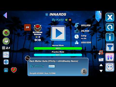 INNARDS by Kaito 100% | Geometry Dash