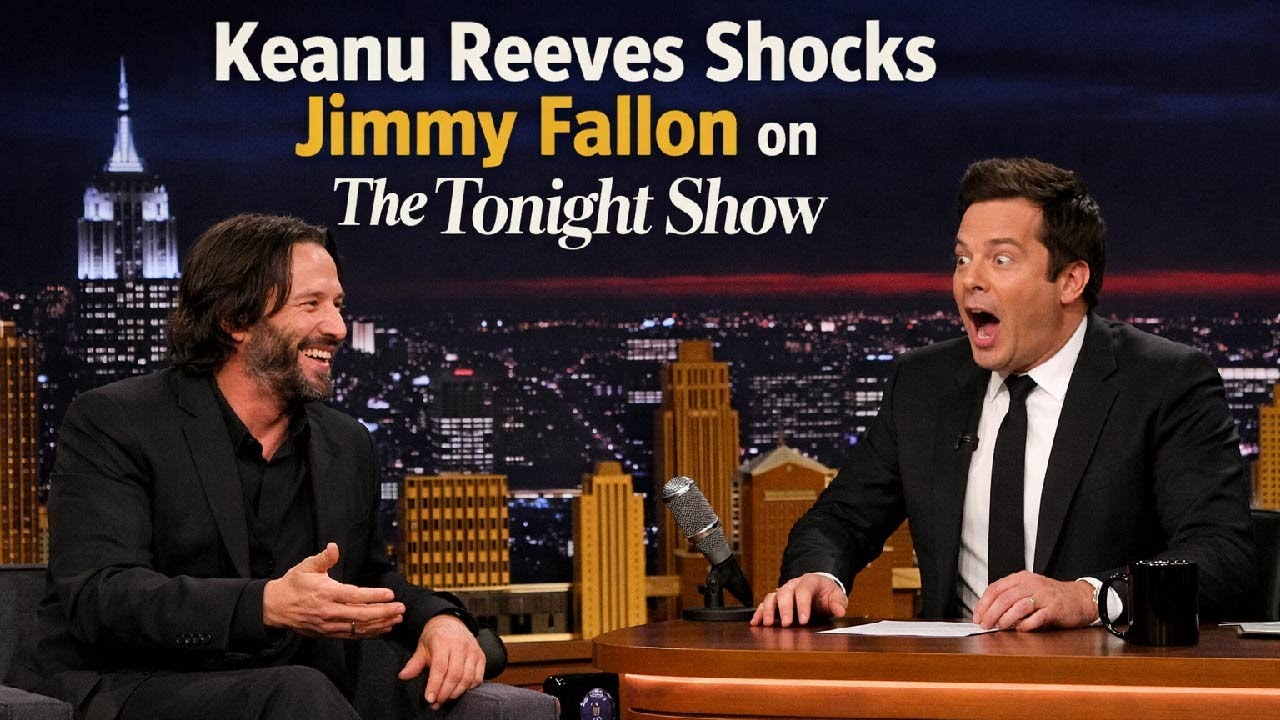 Keanu Reeves Shocks Jimmy Fallon on The Tonight Show