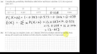 Q1 Probability, Expected Value and the Binomial Distribution - Project Maths HL 2013 Sample Paper 2