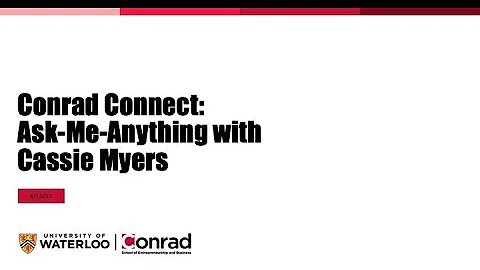 Conrad Connect Ask-Me-Anything with Cassie Myers