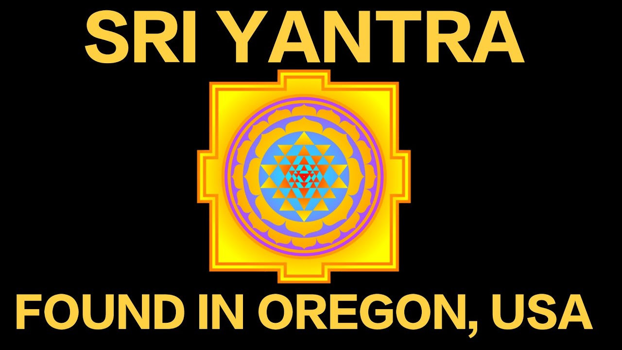 SRI YANTRA FOUND IN OREGON DESERT USA CREATED OVERNIGHT BY BRAHMAN