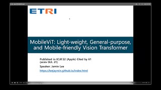 MobileViT: Light-weight, General-purpose, and Mobile-friendly Vision Transformer (Review)