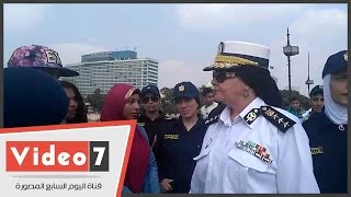 الشرطة النسائية للبنات تمتعوا بالعيد ومتخافوش من المتحرشين