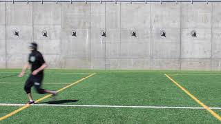 FORWARD-SHUFFLE: 15-YARD SHUTTLE