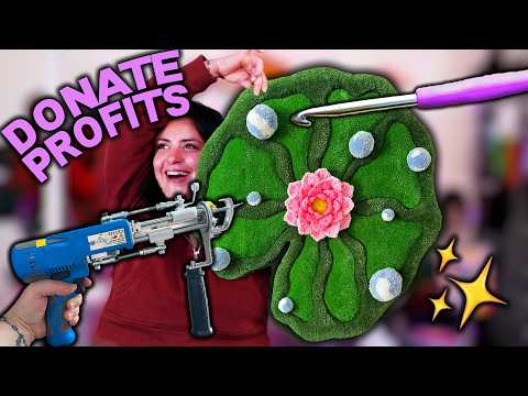 I Made a 3D Rug to Sell at an Art Show & Donate The Money! Will It Sell?