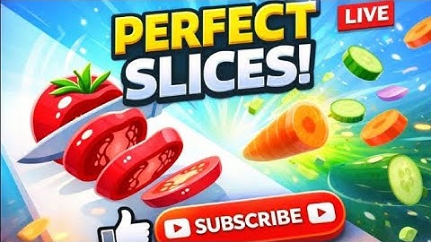 Perfect Slice Live Stream | Satisfying Cutting Gameplay #gaming #shorts #shortsfeed #livestream
