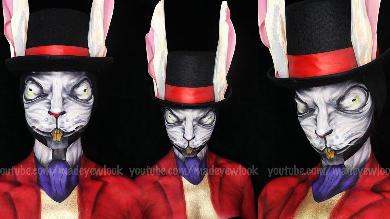 Alice Madness Returns White Rabbit Makeup Tutorial YouTube