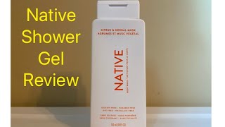 Native-Citrus & Herbal Musk shower gel review