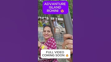 Adventure island Rohini Tour just 30 Sec 😍| Adventure Island Rohini Water Park | Metro walk Rohini