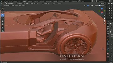 #483 concept car quick modeling - vehicle 043 - part 04 - 4x timelapse
