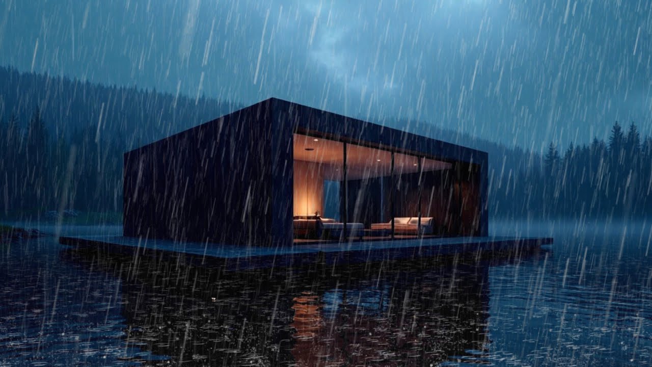 Severe Insomnia Relief 🌙 Fall Asleep Fast with Heavy Rain & Thunder | Deep Sleep Sounds