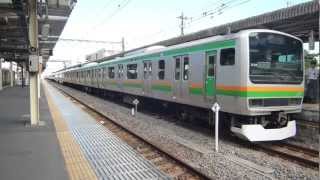 [FHD]E231系1000番台　K24編成+S15編成　国府津駅発車