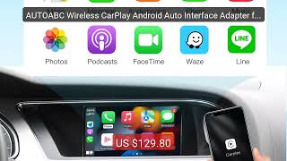 AUTOABC Wireless CarPlay Android Auto Interface Adapter for Au... — Best Buy 2026 | Great Quality!