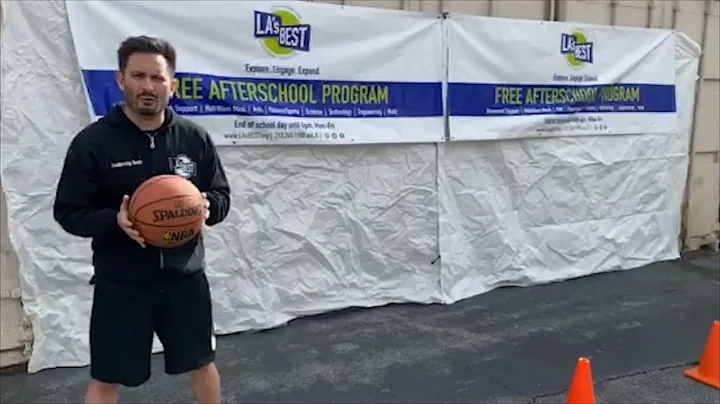 Basketball Dribbling Practice Straight Back and Fo...