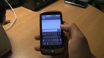 Nexus One Voice Input