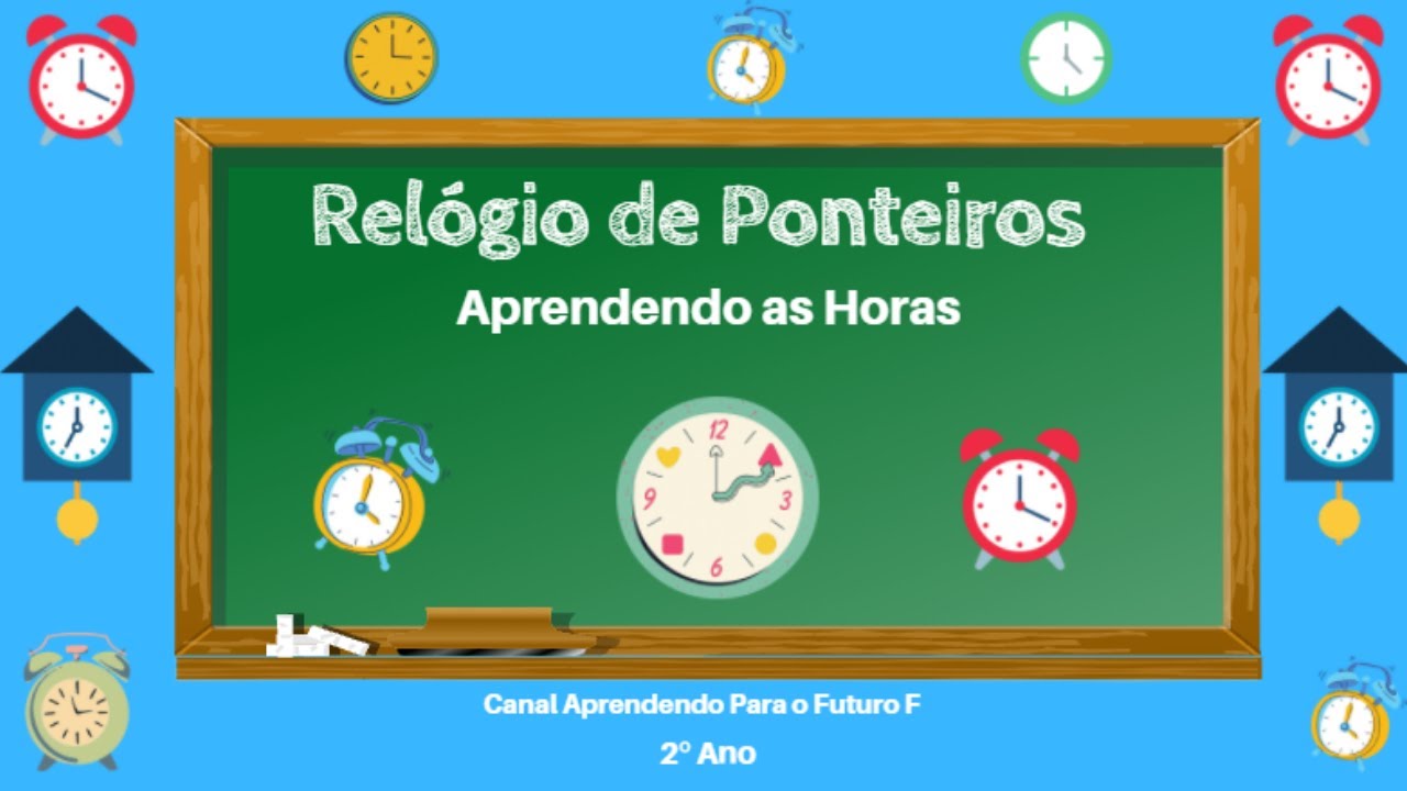 Relógio interativo analógico - horas e minutos - Dani Educar