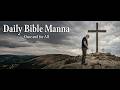 Daily Bible Manna 188 - Once and For All