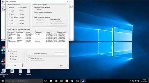 Verifying Digital Signature by Crypt Tool