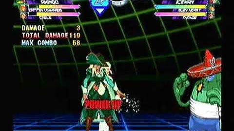 MvC2: Iceman 8 Fierce 71% Combo (Meterless)