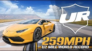 Underground Racing 259 Mph Half Mile World Record