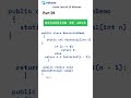 Recursion in Java – Factorial Example Made Simple | #edusaa | #shorts
