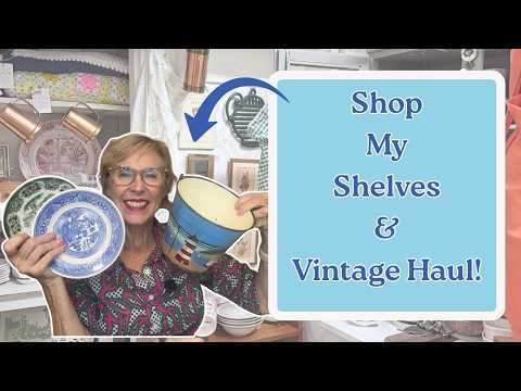 Vintage Goodies Galore plus a Haul! ~ Relatively Refined ~ Shop My Shelves