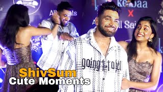 ShivSum | Sumbul Touqeer Khan And Shiv Thakare Cute Moments In Front Of Media At Reunion Party