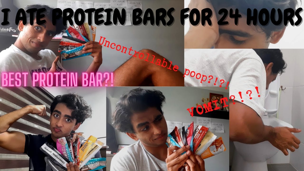 I ate nothing but PROTEIN BARS for 24 Hours and this is what happened