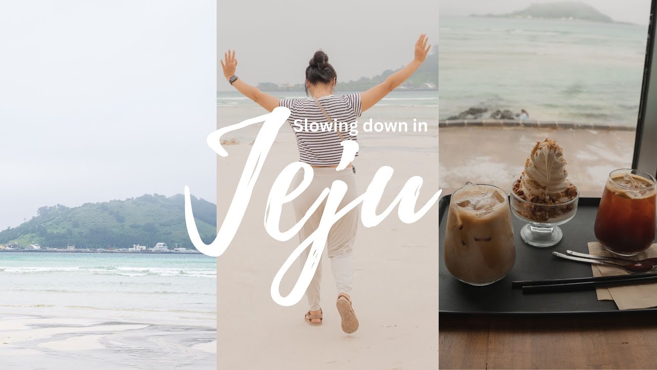 Jeju Island Travel Vlog | Best cafes, Beaches & Local Food PT 1