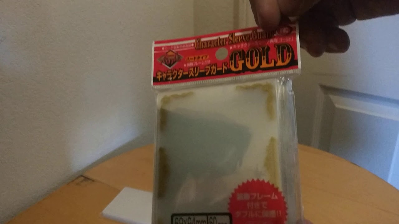 How to triple sleeve magic the gathering cards YouTube