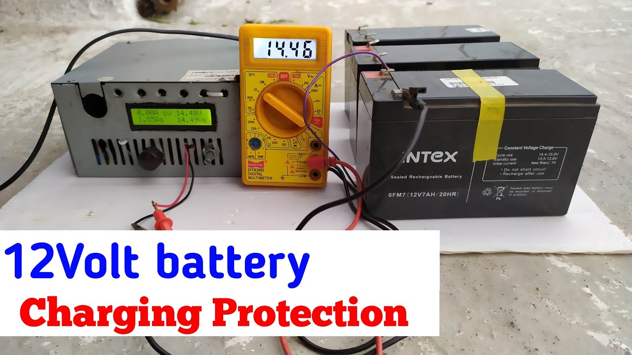 The Right Way to Charge a 12v battery | How to make 12 volt battery