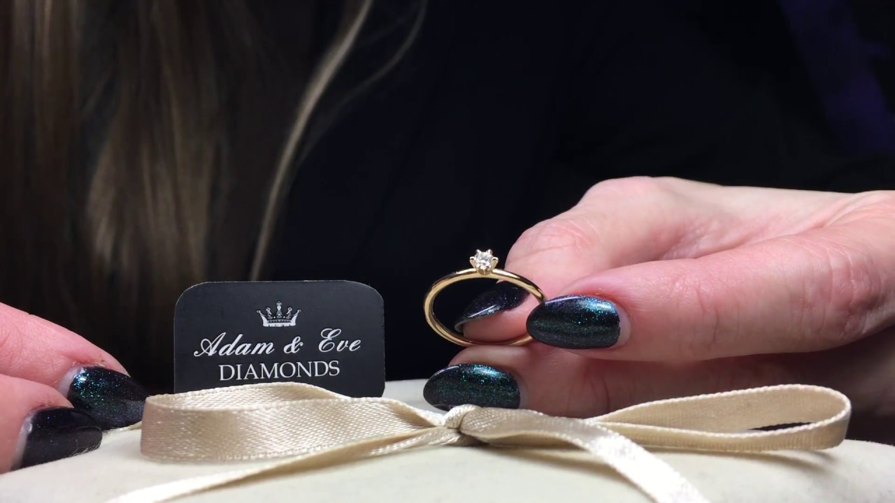 Inel logodna aur roz 18k