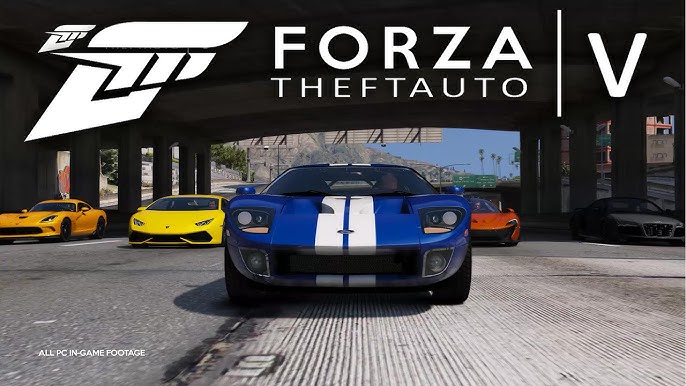 Forza Horizon 2 Trailer Recreated In Grand Theft Auto V (Side-By