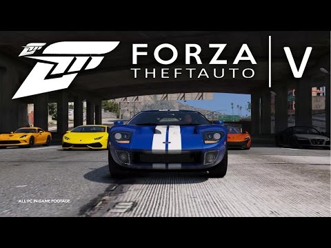 Forza 6 Launch Trailer Remake in GTA V! (Forza Theft Auto, the Forza 6 Killer)