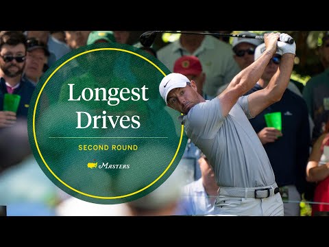 The Longest Drives From the 2024 Second Round | The Masters