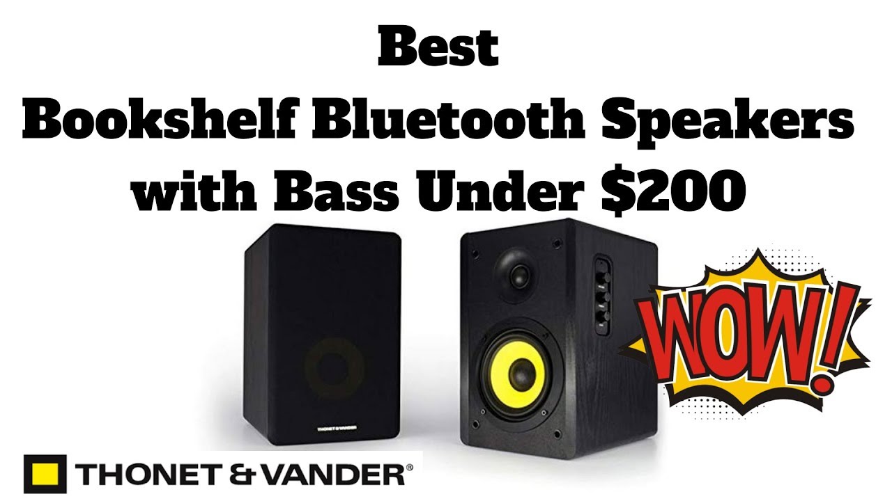 thonet and vander kurbis bt bluetooth bookshelf speakers