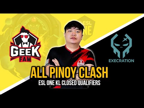 EXECRATION VS GEEK FAM ESL ONE CLOSED QUALIFIERS