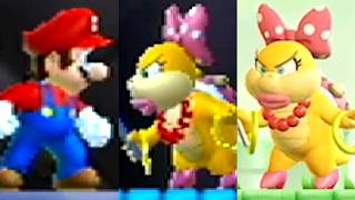 Before Mario Wonder All Koopaling Bosses - New Super Mario Bros Wii