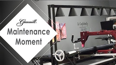 Maintenance Moment: Adjusting Statler belts