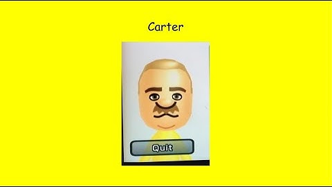 Wii Party new CPU Mii Carter