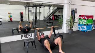 Seated Pull Up demonstration