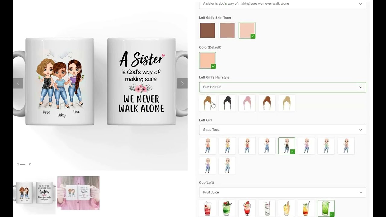 Personalized Best Friends Mug Design - The Ultimate Gift for Your BFF