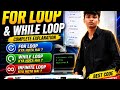 Python for loop , while loop and infinity loop♾️ in simple and easy way beginner friendly 🔥