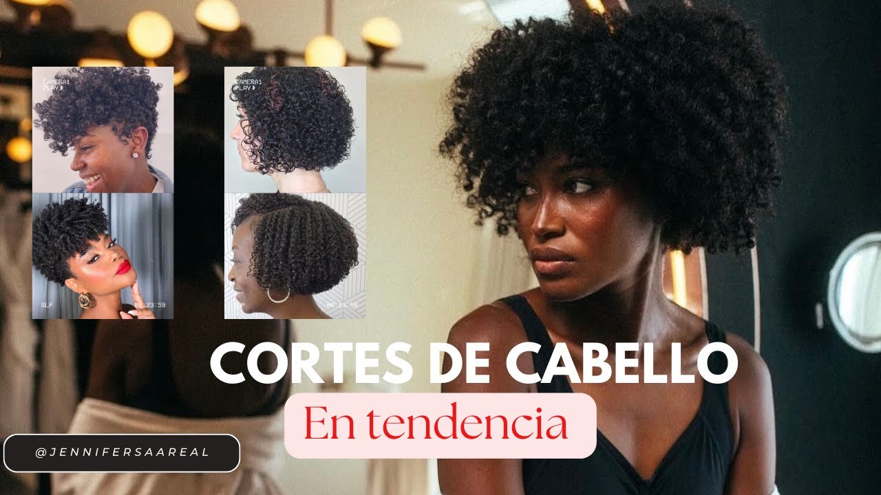 Cortes para el cabello Afro o Rizado en tendencia 2024 - YouTube