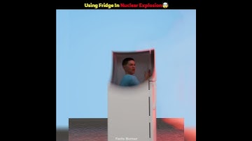 Using Fridge In Nuclear Explosion 🤯 |#shorts #FactsBurner