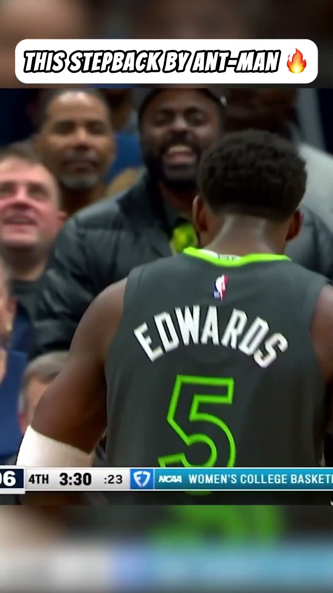 Timberwolves bench was hyped after this bucket ?